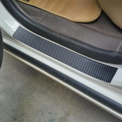 Magnetic door protective strip